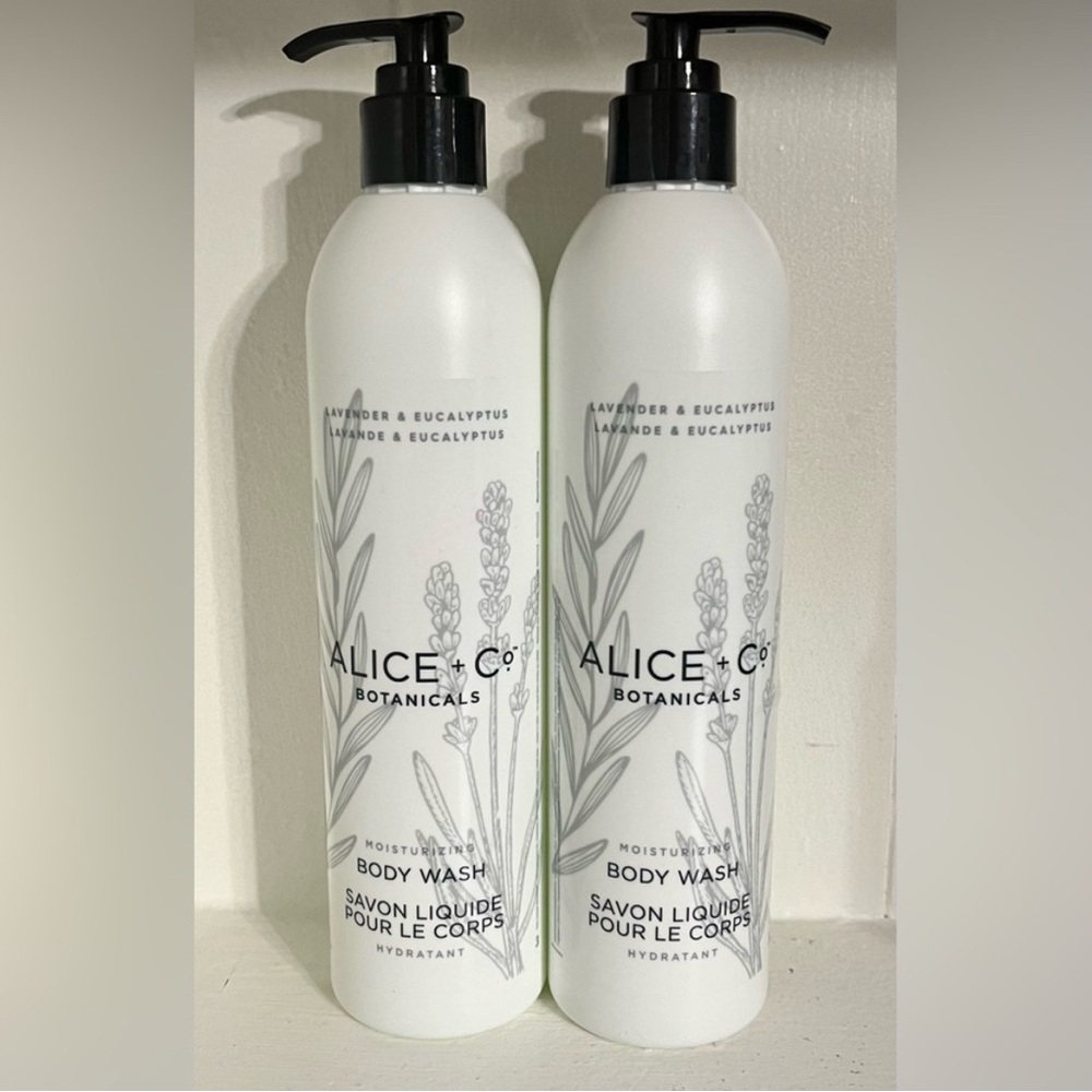 Lavender & Eucalyptus Body Wash - White